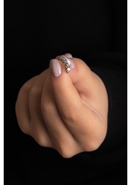 Sallanır Parlak Zirkon Halka Kıkırdak Gümüş Altın Kaplama Kadın Gümüş Küpe 925 Ayar modelleri