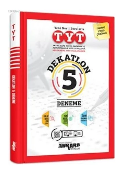 Ankara Yayıncılık TYT Dekatlon 5'li Deneme Seti