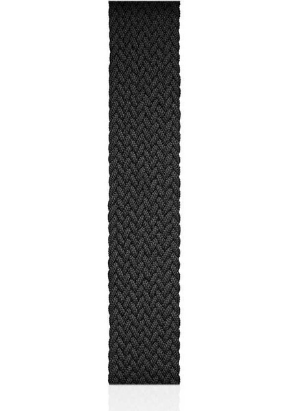 Apple Watch Uyumlu 38MM Knitting Braid Small Kordon Siyah