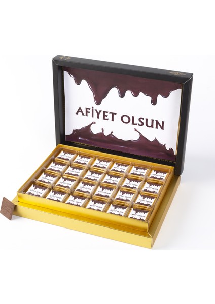 İsme Özel Sargılı Madlen Hediyelik Çikolata 48 Madlen Çikolata modelleri