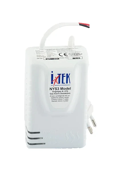 Itek yeni tip Gazmer onaylı Gaz Alarm Cihazı