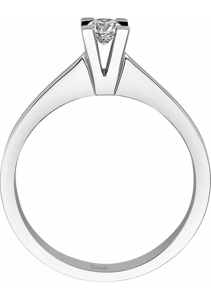 F Renk 0,21 Karat Pırlanta Tektaş Yüzük 0423R0100 modelleri