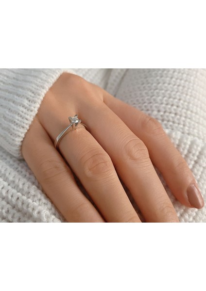 F Renk 0,21 Karat Pırlanta Tektaş Yüzük 0423R0100 indirimleri