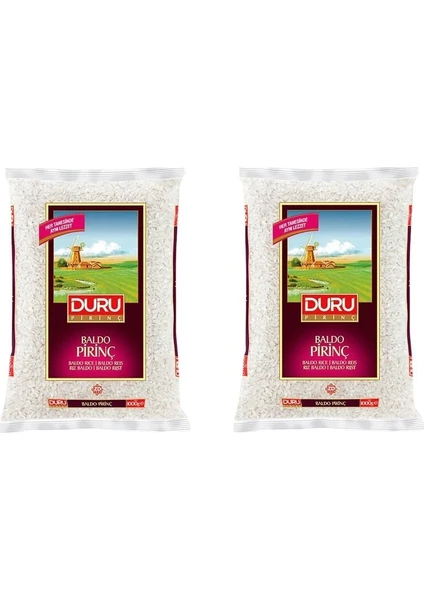 Duru Bakliyat Duru Baldo Pirinç 1 kg x 2'li