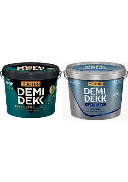 Dempet 4252 Demidekk Ultimate Fönster Ahşap Boyası 3 kg