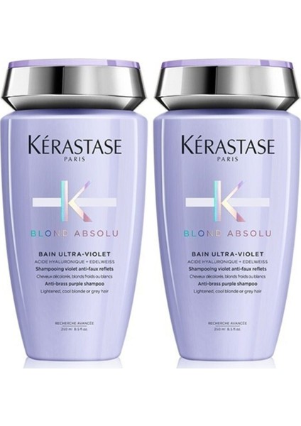 Blond Absolu Bain Ultra Violet Sarı ve Gri Saçlar Için Şampuan 250 ml