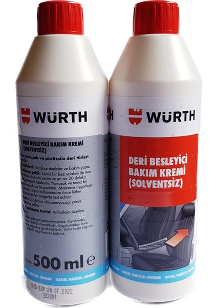 Deri Besleyici Krem 500 ml (2 Li Set )