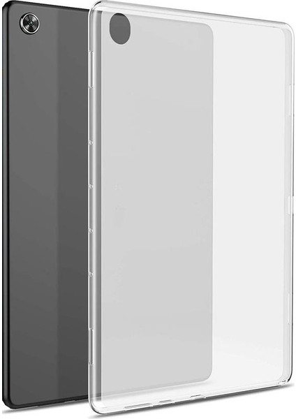 Lenovo Tab M8 (2. Nesil) 8'' Hd 8505 Silikon Kılıf + Nano Cam Ekran Koruyucu Şeffaf