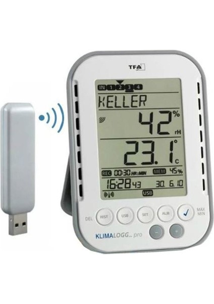 30.3039 Klimalogg Pro Sicaklik ve Nem Kayit Cihazi