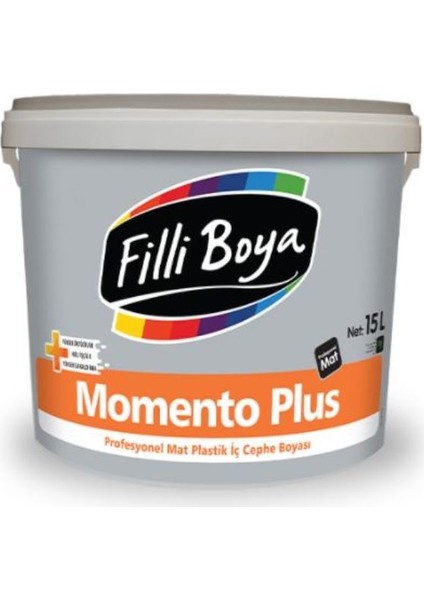 Filli Boya Momento Plus Plastik Boya  Beyaz 15 Lt