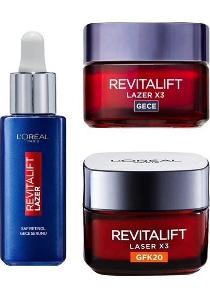 Loreal Güneş Korumalı Revitalift-Retinol Cilt Bakım Seti