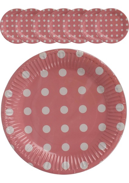 Doğum Günü Puantiyeli Tabak 8 Adet