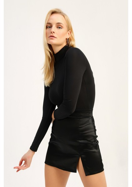 Balıkçı Yaka Bodysuit Siyah modelleri