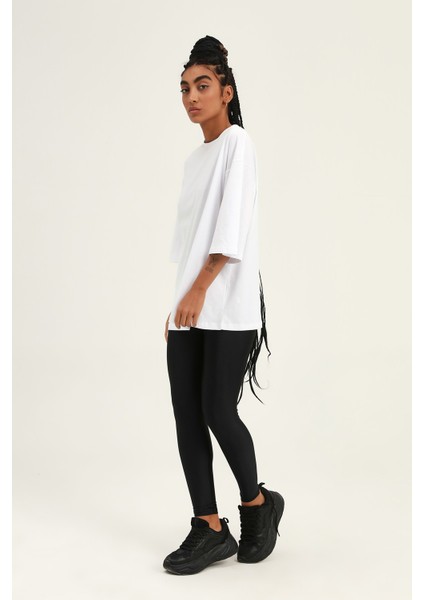 Truvakar Kol Basic Oversize Tişört Beyaz fırsatları