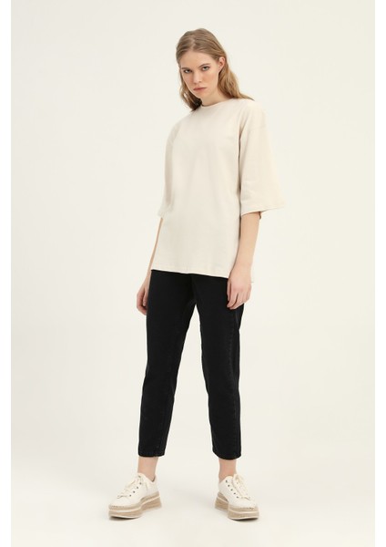 Truvakar Kol Basic Oversize Tişört Bej fiyatları