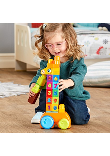 Mega Bloks Matematik Arkadaşı Zürafa, 30 Parçalı GFG19