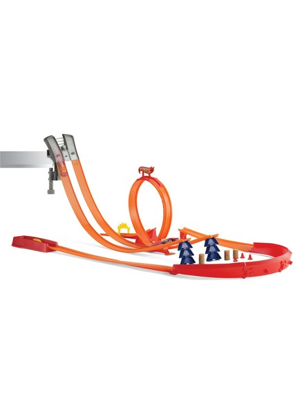 Yüksek Atlayış Yarış Seti, Bağlantılar, Kavisler, Fırlatıcılarla Sınırsız Oyun Seçeneği Y0276 indirimleri