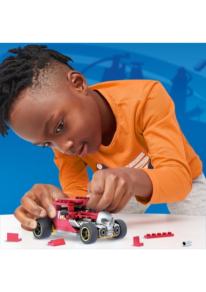 Mega Construx Hot Wheels Blok Araçlar Serisi, Bone Shaker, 5 Yaş Ve Üzeri İçin İdeal Yapı Oyuncakları GVM29