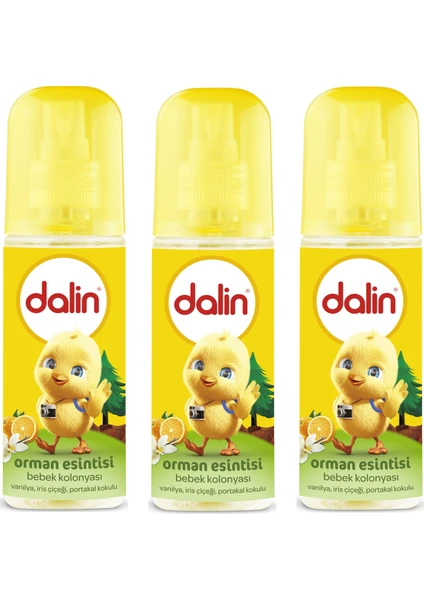 Orman Esintisi Bebek Kolonyası 100 ml 3 Adet