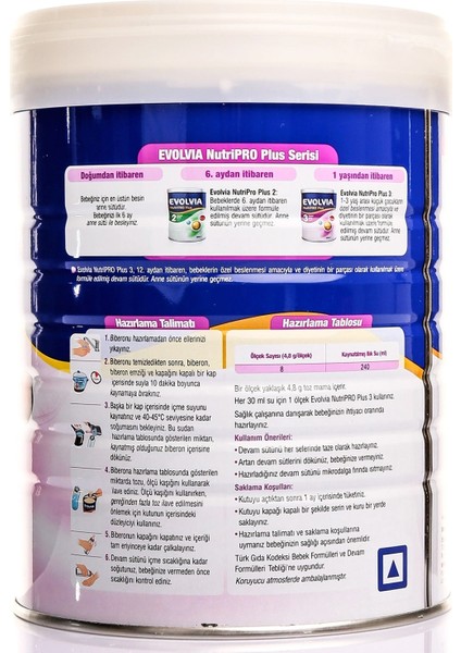 Nutripro Plus 3 Devam Sütü 800 gr fırsatları