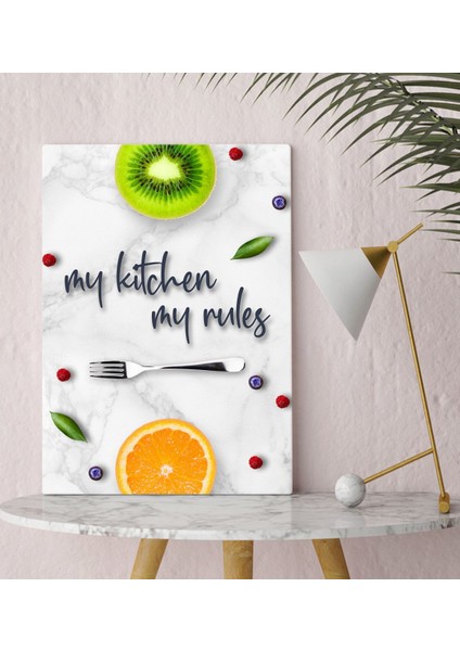 Mutfak Konseptli Kanvas Tablo