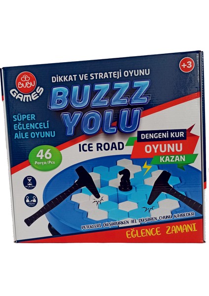 Bubu Games Buzz Yolu 46 Parça Dikkat ve Strateji Oyunu