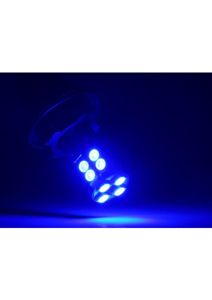 T10 Led W5w Tip 12 Ledli Park Plaka Tavan Iç Aydınlatma Ledi Mavi