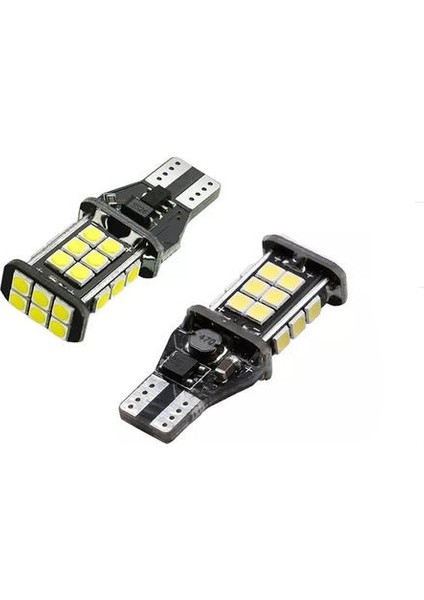 T15 Led W16w Tip 24 Ledli Geri Vites Led Ampul Beyaz