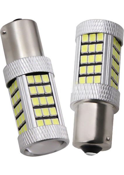 Eco Ba15s 93 Tek Duy P21w Tip 63 Ledli Düz Tırnak Beyaz