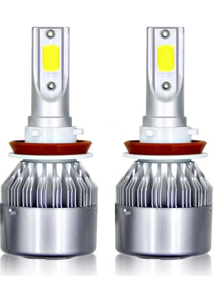 Super Nova H8 Şimşek Etkili Led Xenon Zenon 8000k Buz Mavi