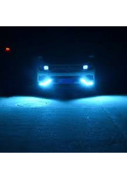 Super Nova H8 Şimşek Etkili Led Xenon Zenon 8000k Buz Mavi