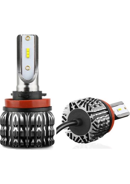 Eco Power Serisi Hb3 9005 Şimşek Etkili Led Xenon 6000 Lumen Fansız