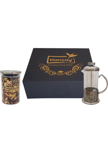 Altın Hasat Evren Çayı 80 gr + French Press