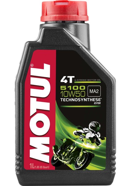 5100 10W-50 Motosiklet Yağı (1 Lt.) 