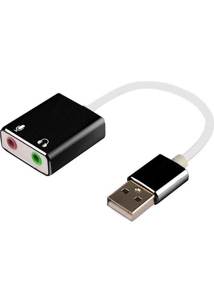 KEEPRO Usb Harici 7.1 Kanal Stereo Ses Kartı 3.5Mm Kablolu