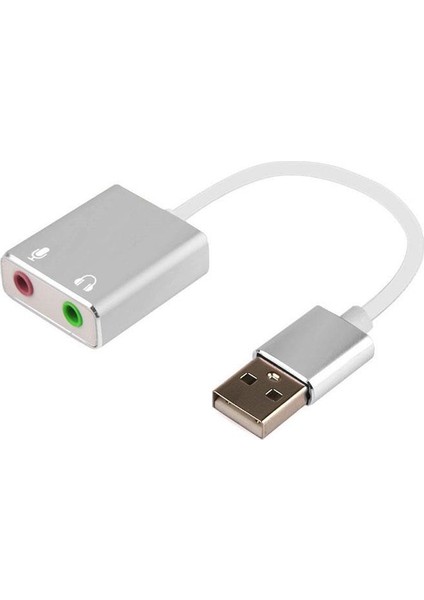 KEEPRO Usb Harici 7.1 Kanal Stereo Ses Kartı 3.5Mm Kablolu