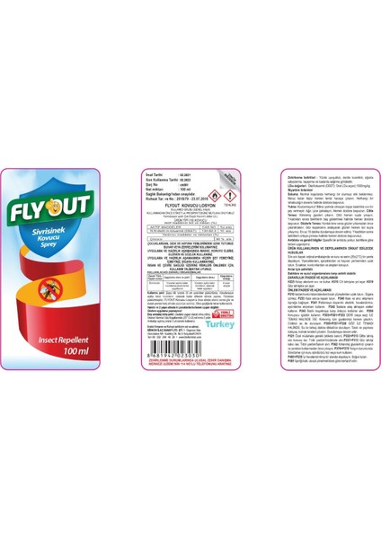 100 ml Sivrisinek Kovucu Losyon (Sağlık Bak.ruhsatlı)