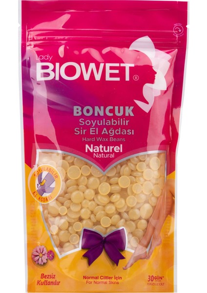 Biowet Naturel Boncuk Soyulabilir Sir Ağda 220 G