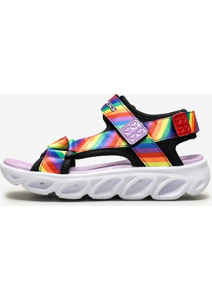 HYPNO-SPLASH-RAİNBOW LİGHTS Büyük Kız Çocuk Siyah Işıklı Sandalet - 20218L BKMT
