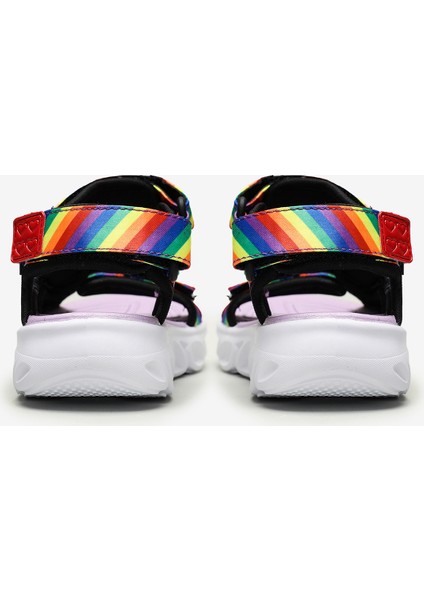 HYPNO-SPLASH-RAİNBOW LİGHTS Büyük Kız Çocuk Siyah Işıklı Sandalet - 20218L BKMT