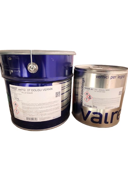 Ithal 27 Dolgu Vernik 2+1 Galon Takım (3 kg + 1.5 Kg) 4.5 kg