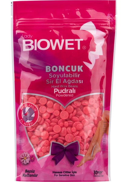 Biowet Pudralı Boncuk Soyulabilir Sir Ağda 220 G