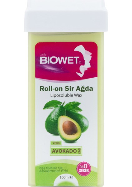 Lady Biowet Biowet Avokado Roll - On Sir Ağda 100 ml