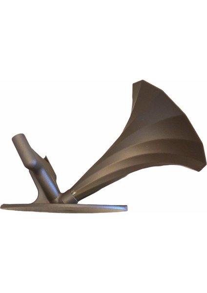 Akustik Telefon Tutucu Kablosuz Gramofon Hoparlör Gold