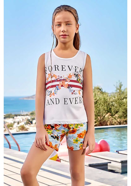 5560 Kız Çocuk Yazlık Pijama Takım