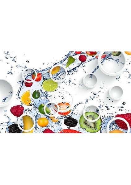 3D Özel Tasarım Duvar Kağıdı 142 Kanvas Tek Parca