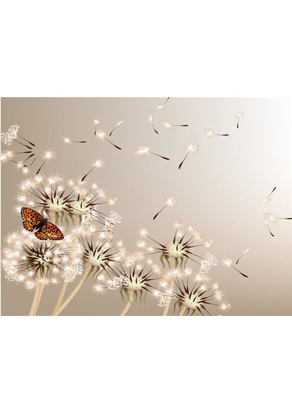 Çiçek Desen 3D Özel Tasarım Duvar Kağıdı 0117 Vinil