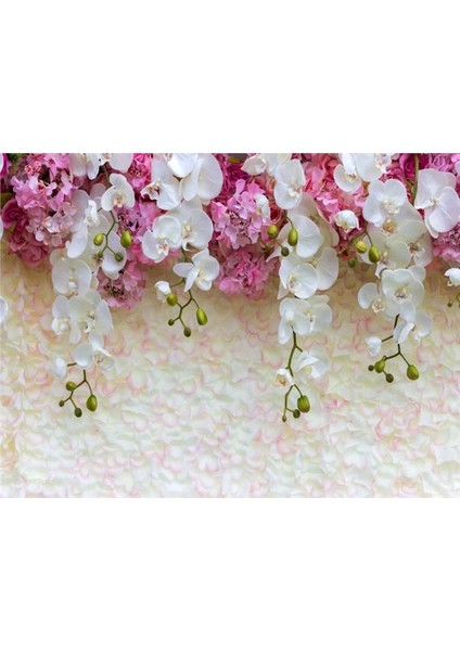 Çiçek Desen 3D Özel Tasarım Duvar Kağıdı 0118 Kanvas Tek Parca