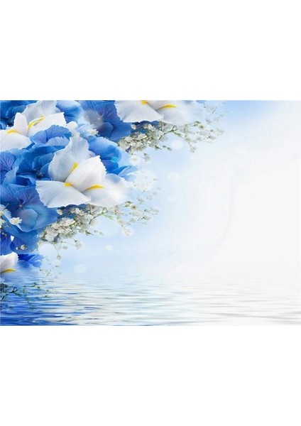 Çiçek Desen 3D Özel Tasarım Duvar Kağıdı 0103 Vinil