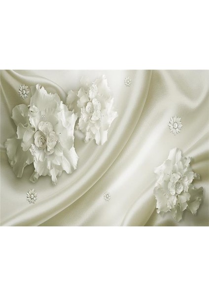 Çiçek Desen 3D Özel Tasarım Duvar Kağıdı 0134 Vinil